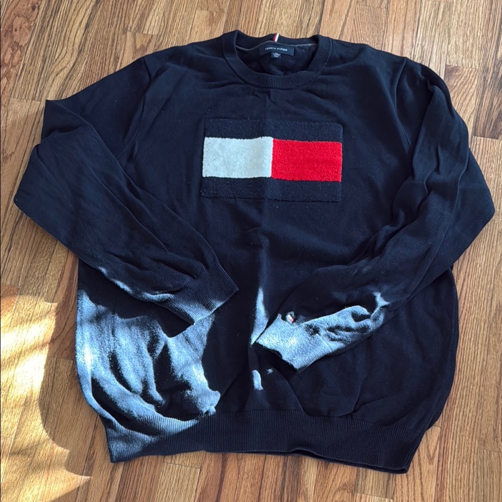 Tommy Hilfiger Navy Sweater with Logo